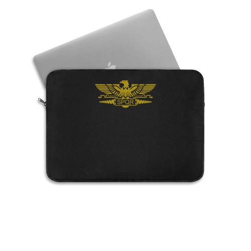 Spqr Roman Gladiator Imperial Golden Eagle Laptop Sleeve