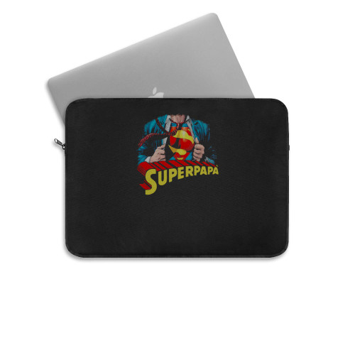Superdad Superman Fathers Day Laptop Sleeve