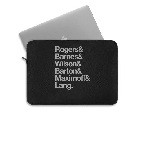 Team Rogers Typo Laptop Sleeve