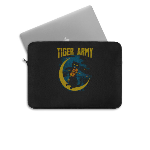 Tiger Army Violin Cat Rock Band Laptop Sleeve