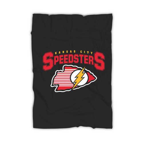 Flash Hero Logo Kansas City Speedsters Blanket