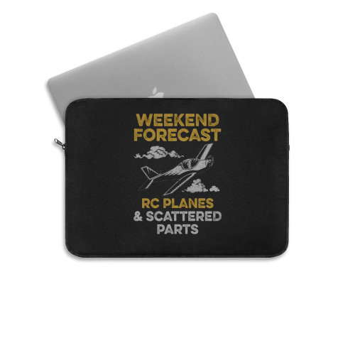 Weekend Forecast Rc Planes Scattered Parts Laptop Sleeve Weekend Forecast Rc Planes Scattered Parts Laptop Sleeve
