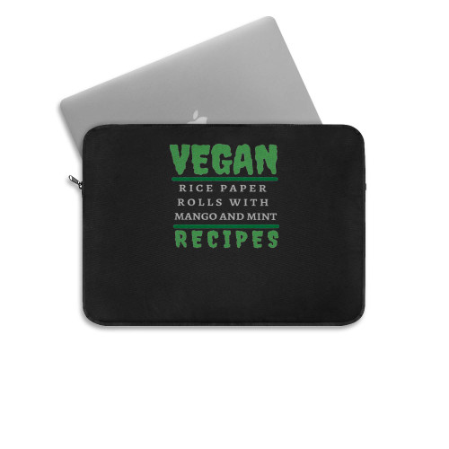 What Do Vegans Eat Vegetarian Laptop Sleeve