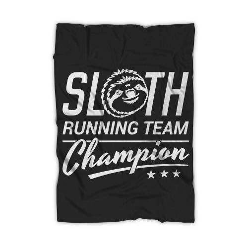 Slothrunning Team Champion Blanket
