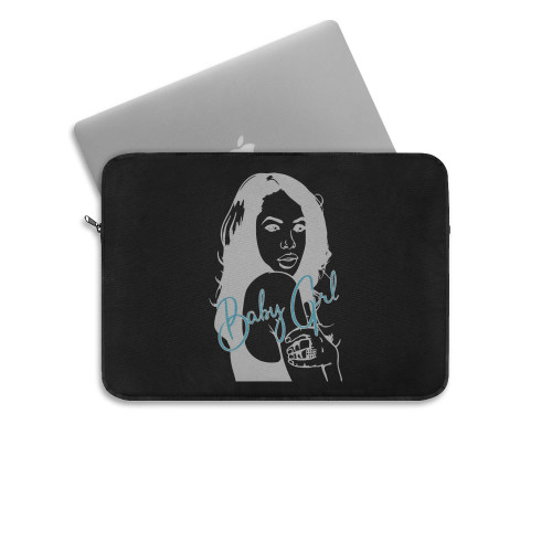 Aaliyah 90S Baby Girl Aaliyah Vintage Celebrity Laptop Sleeve