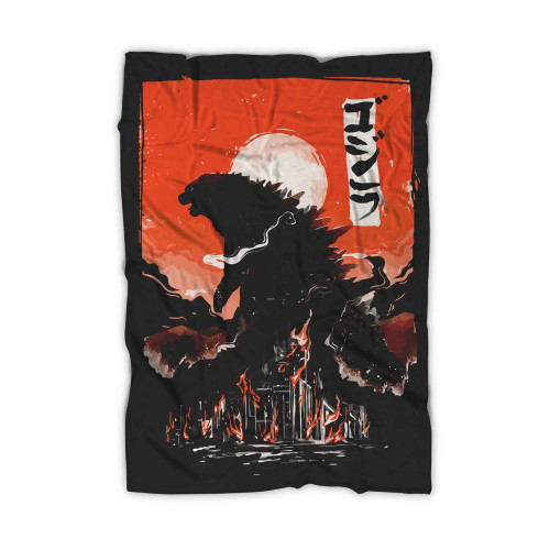 Godzilla The Last Of The King Art Blanket
