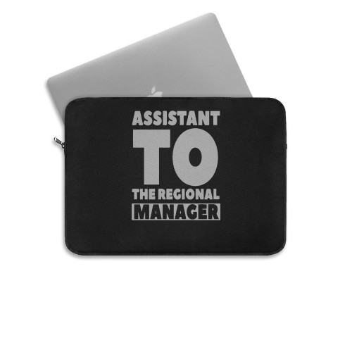 Assistant To The Regional Manager Funny Office Laptop Sleeve