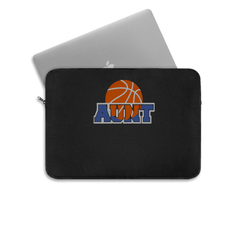 Basketball Aunt Cool Aunt Fan Laptop Sleeve