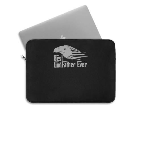 Best Godfather Ever Promoted To Godfather Laptop Sleeve