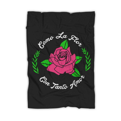 Selena Quintanilla Como La Flor Con Tanto Amor Art Blanket