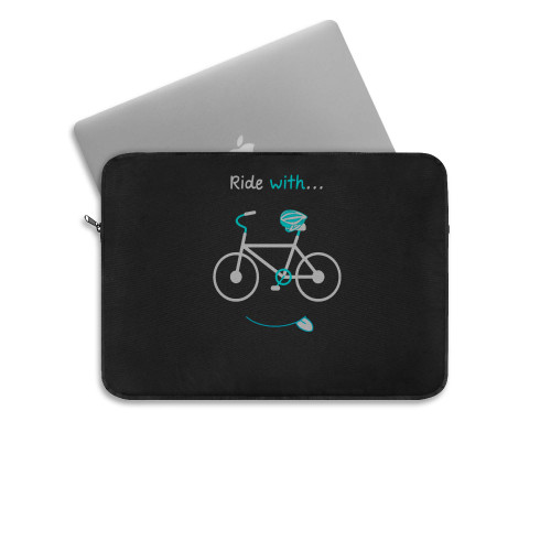 Bicycle Ride With Happy Laptop Sleeve Bicycle Ride With Happy Laptop Sleeve