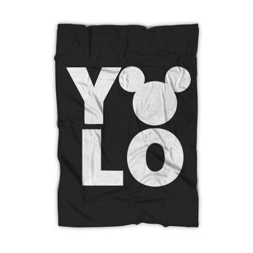 Yolo Disney Mickey Mouse Ears Blanket