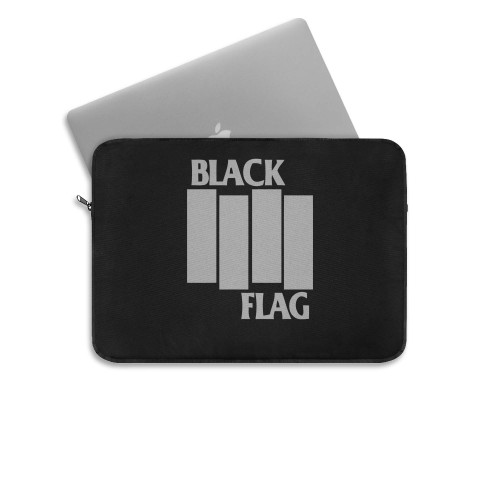 Black Flag White Laptop Sleeve Black Flag White Laptop Sleeve