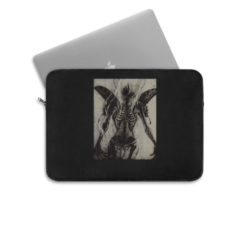 Dark Art Grunge Goth Occult Gothic Aesthetic Girl Horror  Laptop Sleeve