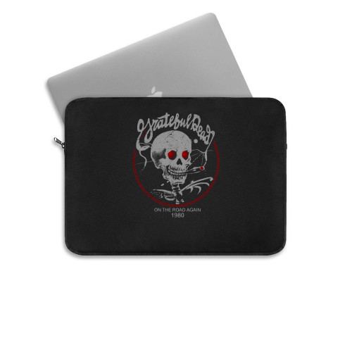 Grateful Dead On The Road Again 1980 Rock Band Rocker Vintage  Laptop Sleeve