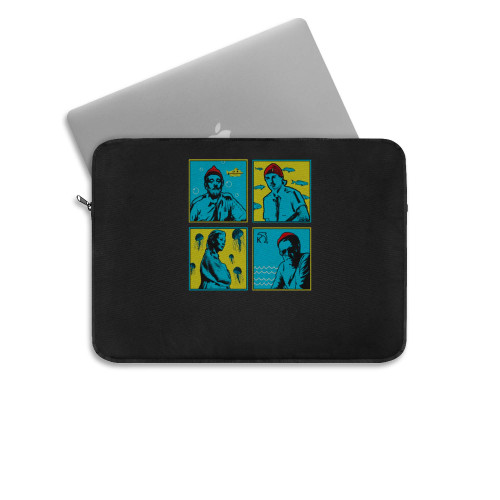 Life Aquatic T Shirt Steve Zissou Bill Murray  Laptop Sleeve