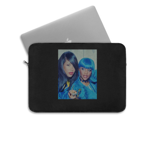 Lil Kim And Aaliyah  Laptop Sleeve