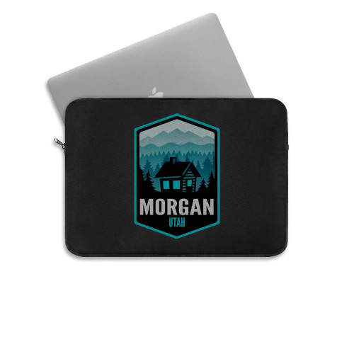Morgan Utah Mountain Town Cabin  Laptop Sleeve
