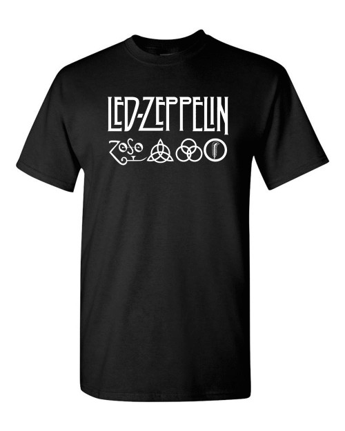 Led Zeppelin Art Love Man's T-Shirt Tee Led Zeppelin Art Love Man's T-Shirt Tee