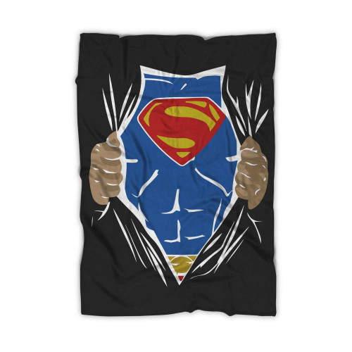 Funny 3D Comic Superman Blanket