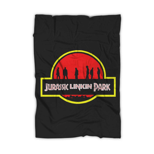 Linkin Park Jurassic Park Logo Blanket