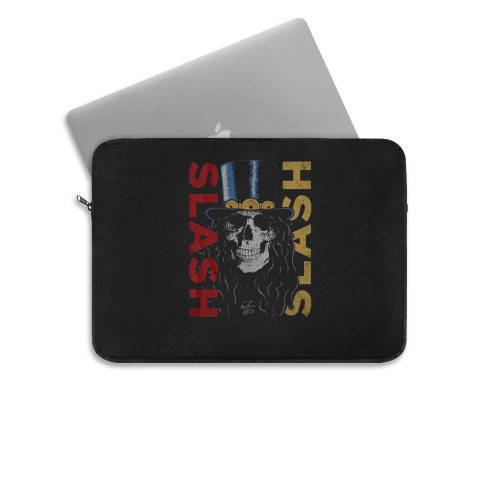 Slash Double Slash With Skulls  Laptop Sleeve