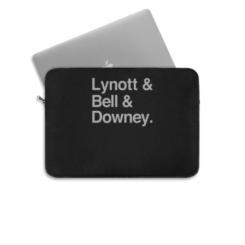 Thin Lizzy Names Lynott Bell Downey  Laptop Sleeve