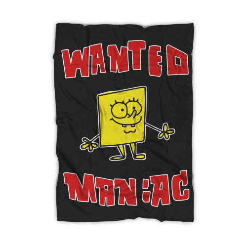 Spongebob Wanted Maniac Blanket