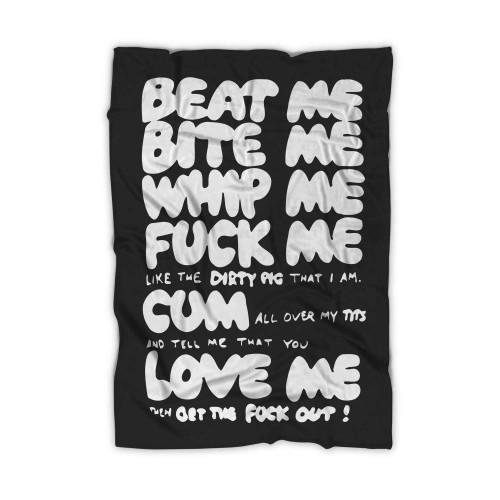 Beat Bite Whip Me Adam Ants Blanket