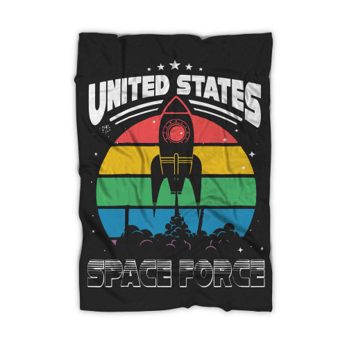 Us United States Space Force Blanket