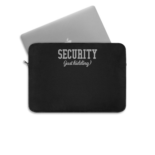 Funny Security Bouncer Guy  Laptop Sleeve