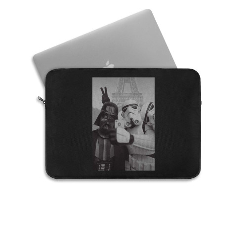 Funny Starwars Selfie Strom Trooper Darth Vader  Laptop Sleeve