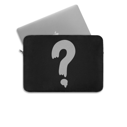 Gravity Falls Soos Interrogation Symbol  Laptop Sleeve