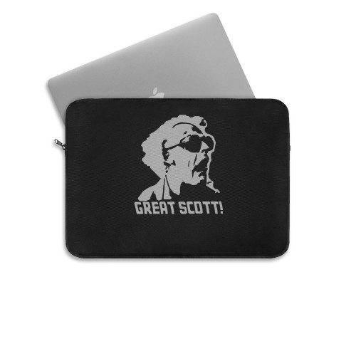 Great Scott Hard Hat Required  Laptop Sleeve