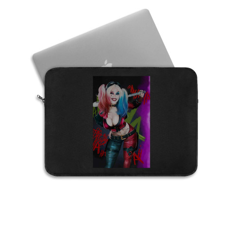 Harley Quinn Sexy Margot Robbie Suicide Squad Cosplay  Laptop Sleeve