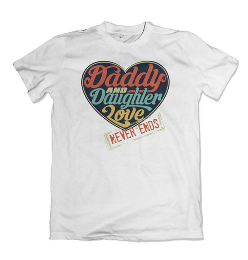 Daddy And Daughter Fathers Man's T-Shirt Tee