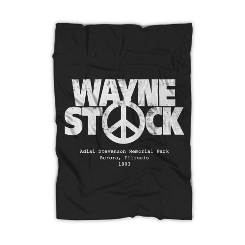 Wayne Is World Wayne Stock Grunge Blanket