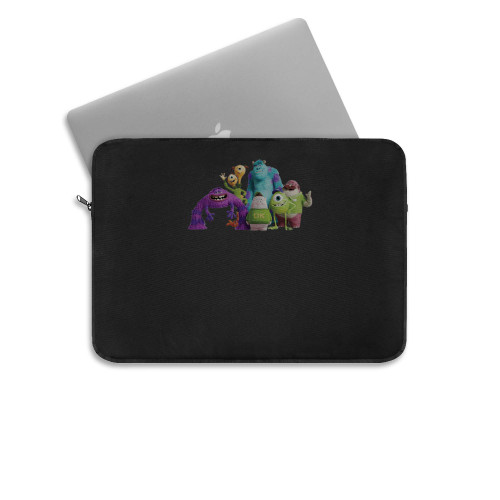 James P Sullivan Mike Wazowski Monsters Inc Terry Monster Ungu  Laptop Sleeve
