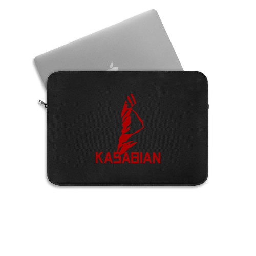 Kasabian Ultra Face 2004 Tour Red  Laptop Sleeve