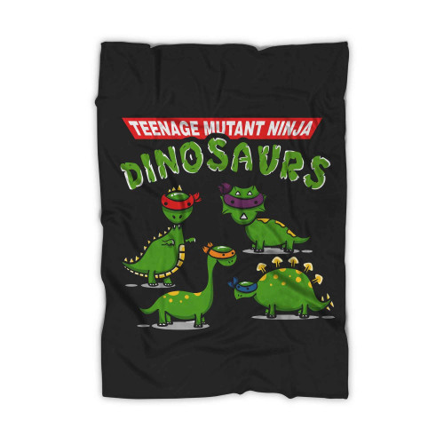 Tmnd Teenage Mutant Ninja Dinosaurs Blanket