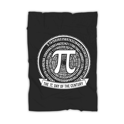 Pi Day Of The Century Math Blanket