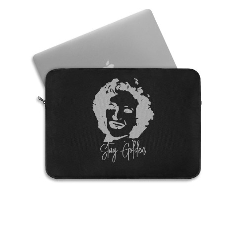 Rip Betty White Stay Golden  Laptop Sleeve