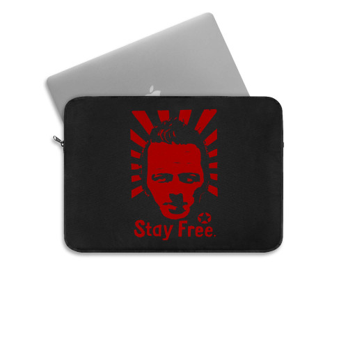 Stay Free Strummer The Clash  Laptop Sleeve