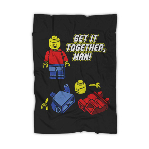 Lego Brick Get It Together Blanket
