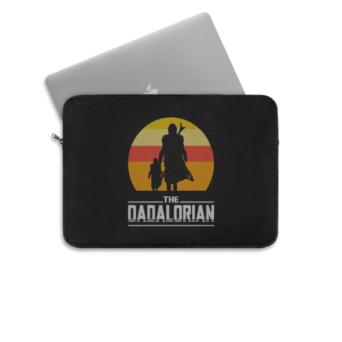 The Dadalorian The Best Dad In The Galaxy Funny Fathers Day  Laptop Sleeve