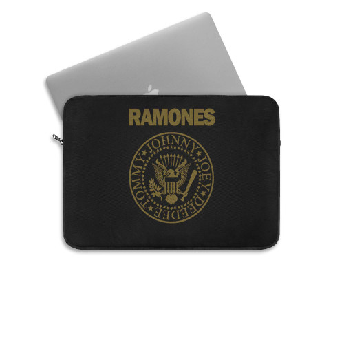 The Ramones Vintage Punk Rock Classic Logo  Laptop Sleeve