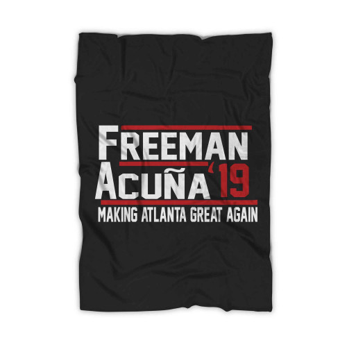 Atlanta Freeman Acuna Blanket
