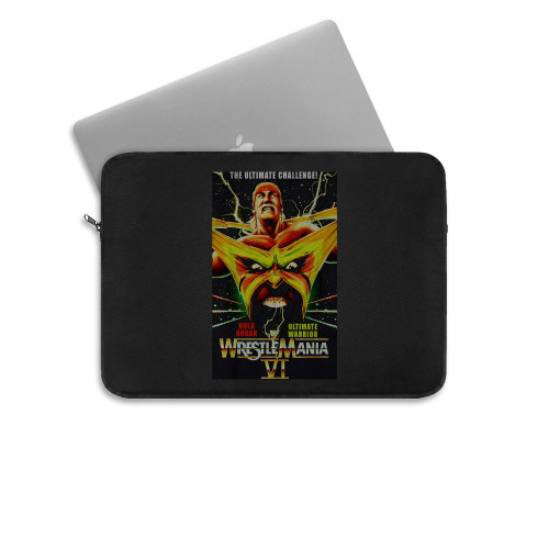Wrestlemania 6 Hulk Hogan Ultimate Warrior  Laptop Sleeve