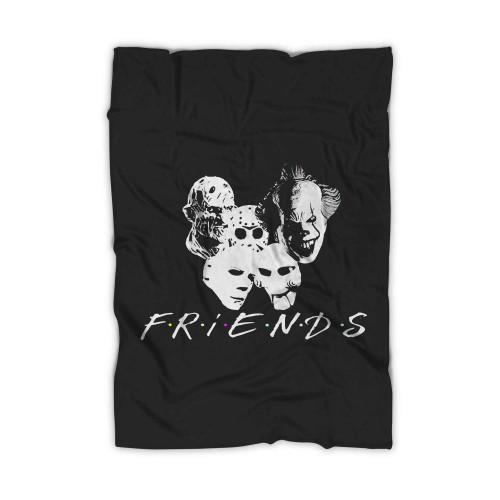 Friends Horror Movie Creepy Halloween Blanket