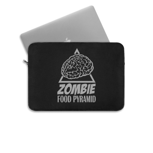 Zombie Food Pyramid  Laptop Sleeve